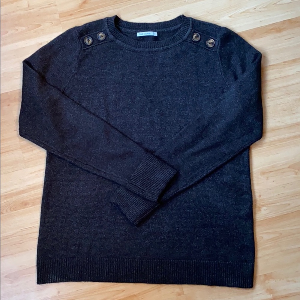 Charcoal gray sweater